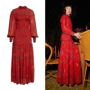 NEW Farm Rio Mystic Night Dress Mystic Night Red Medium